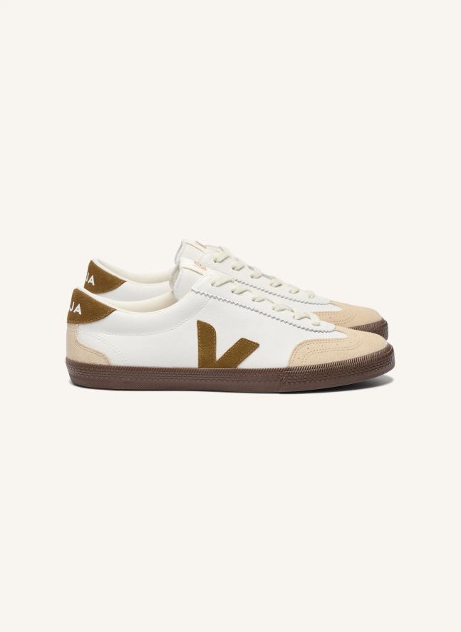 Baskets Volley Cuir O.T. | Marron