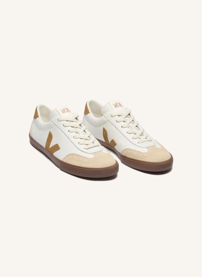 Baskets Volley Cuir O.T. | Marron