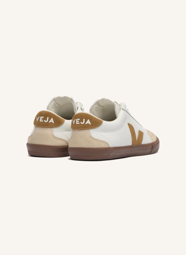 Baskets Volley Cuir O.T. | Marron
