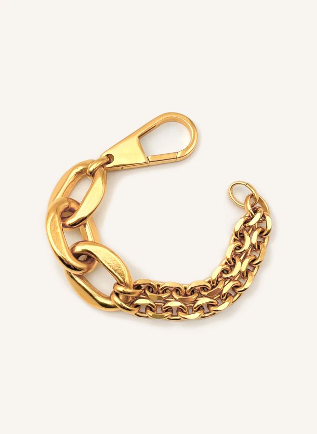 Bracelet Double Chaine Edgar | Doré