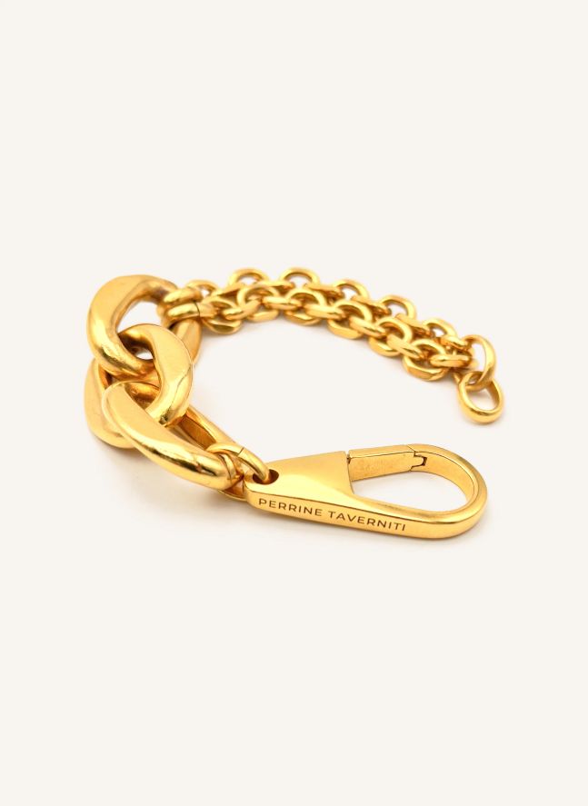 Bracelet Double Chaine Edgar | Doré