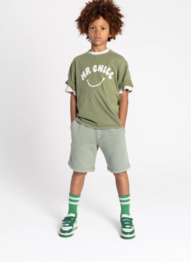 Short Milo Coton Bio | Vert kaki clair