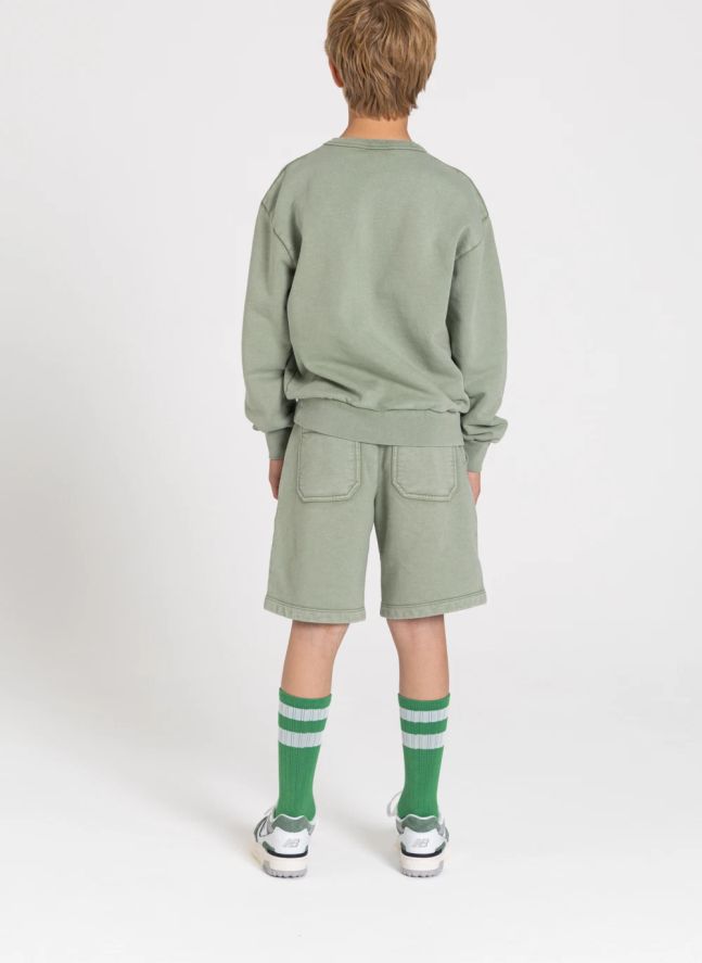 Short Milo Coton Bio | Vert kaki clair