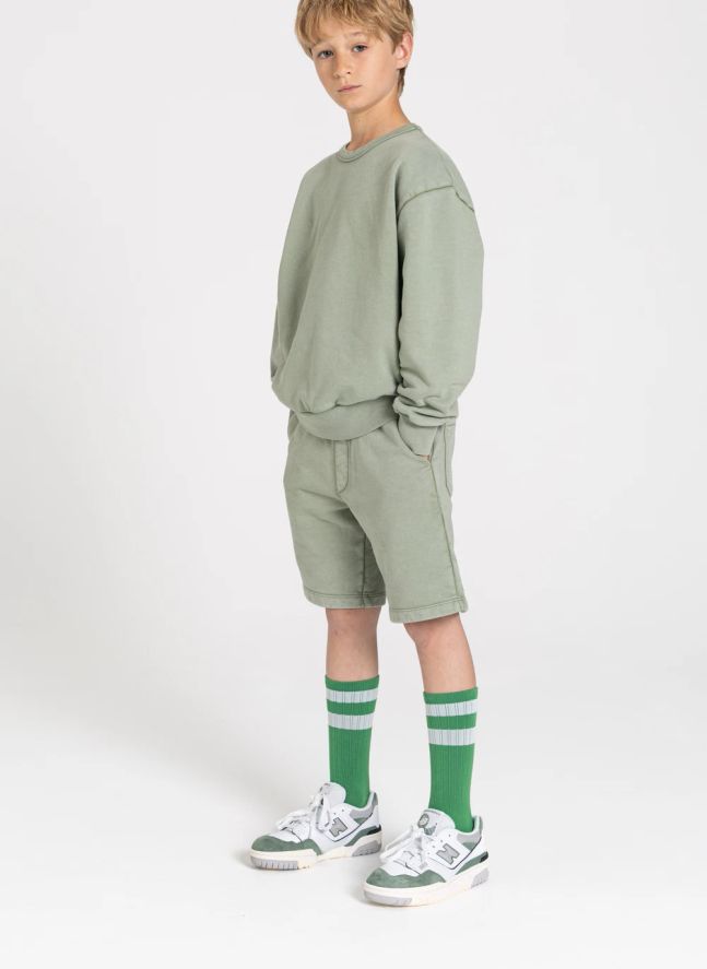 Short Milo Coton Bio | Vert kaki clair
