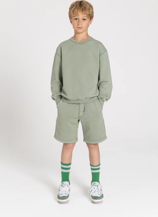 Short Milo Coton Bio | Vert kaki clair