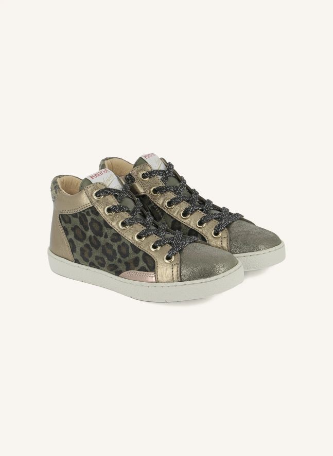 Baskets Top Touch Lace Leopard | Doré
