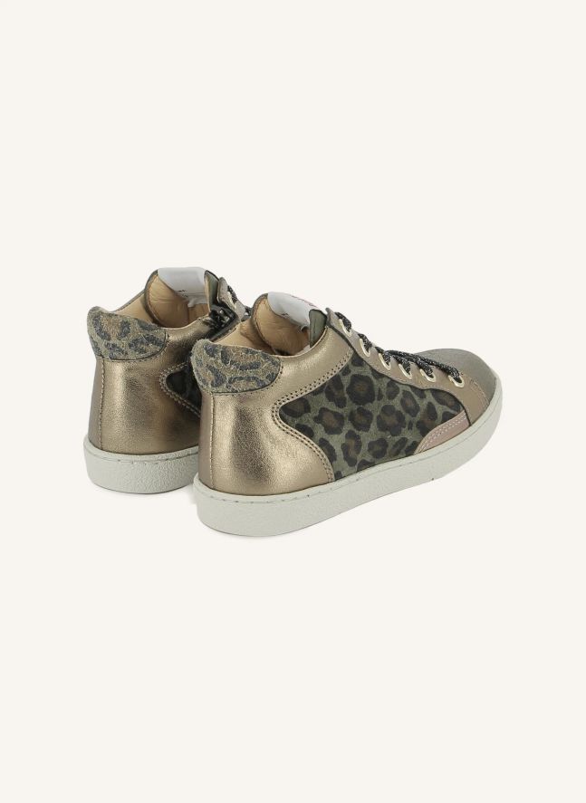 Baskets Top Touch Lace Leopard | Doré