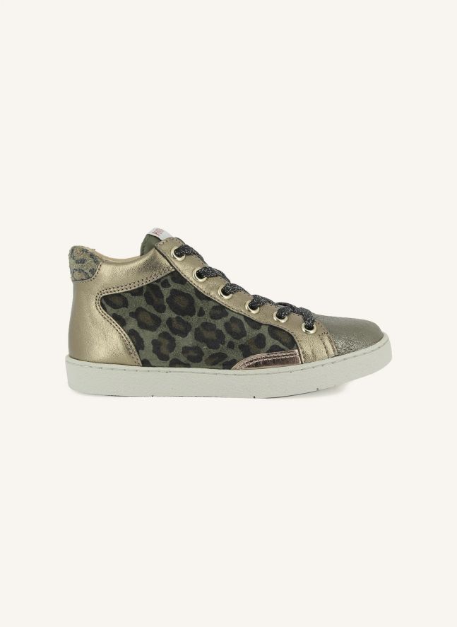 Baskets Top Touch Lace Leopard | Doré