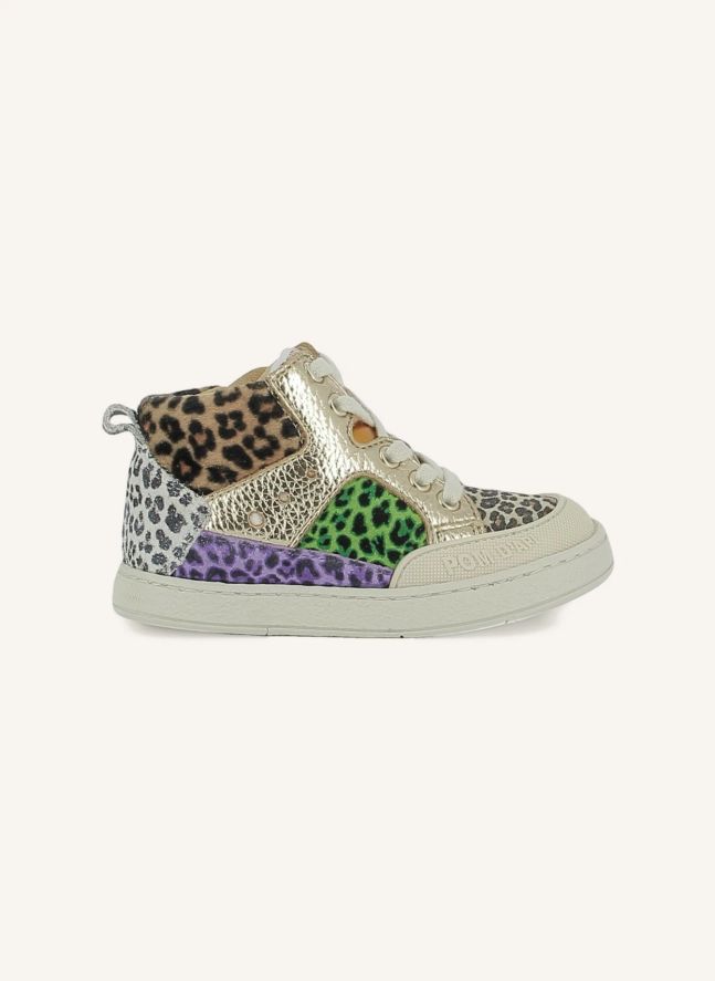 Baskets Mousse Bump Velours | Doré