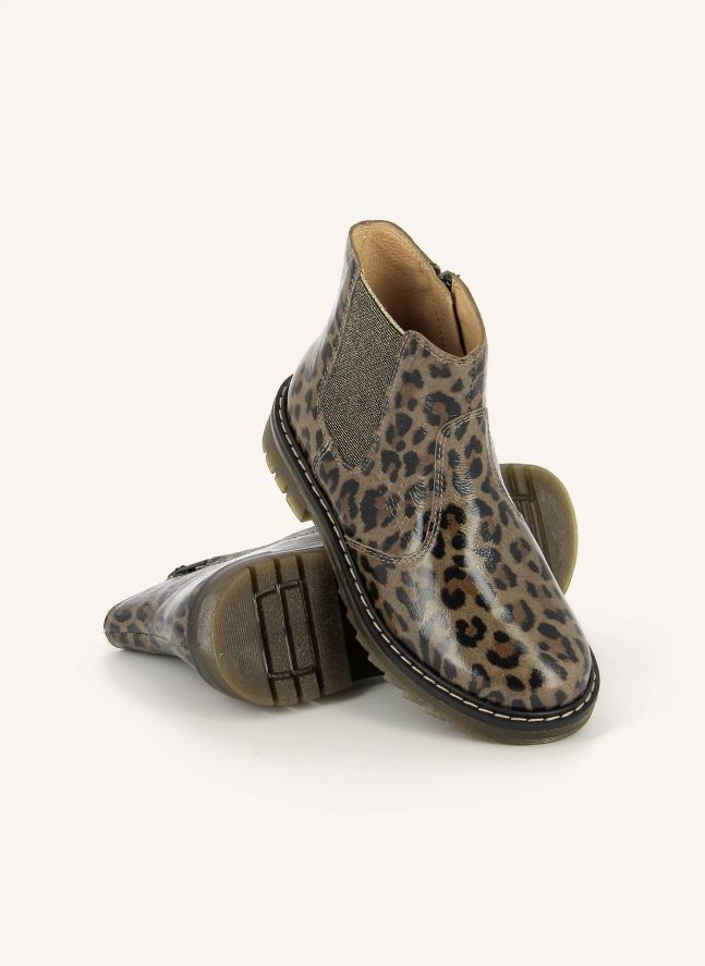Bottines Sid Jodzip Leopard | Brun