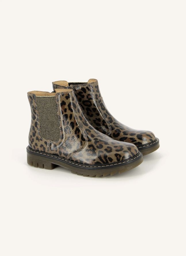 Bottines Sid Jodzip Leopard | Brun