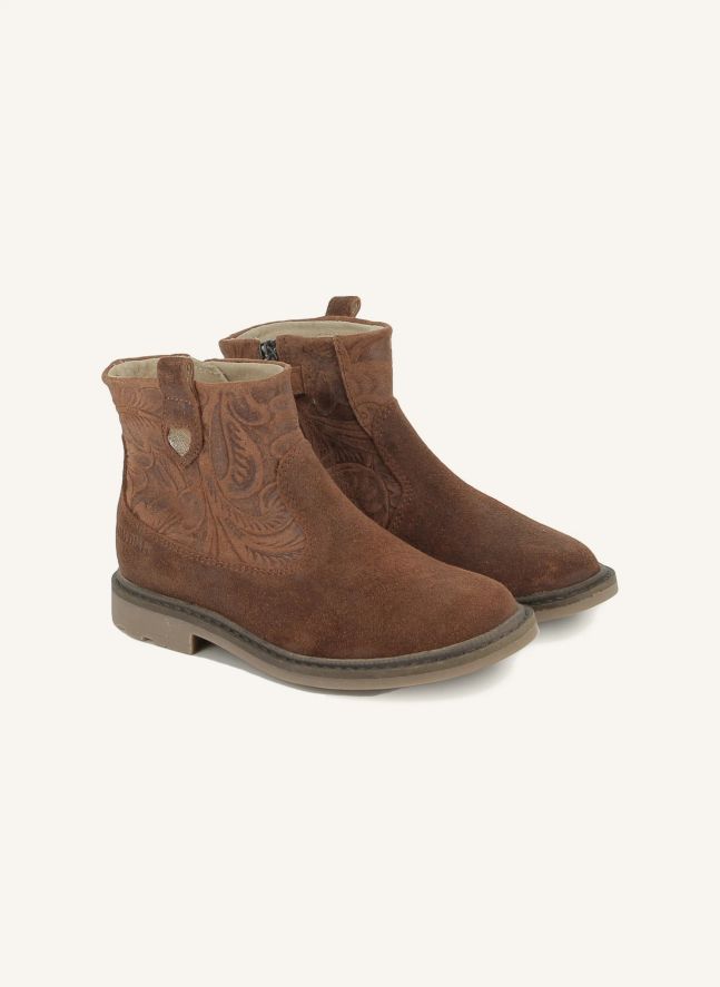 Bottines Sister Cover Velours | Marron