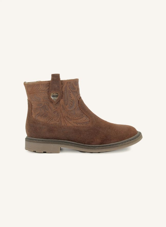 Bottines Sister Cover Velours | Marron
