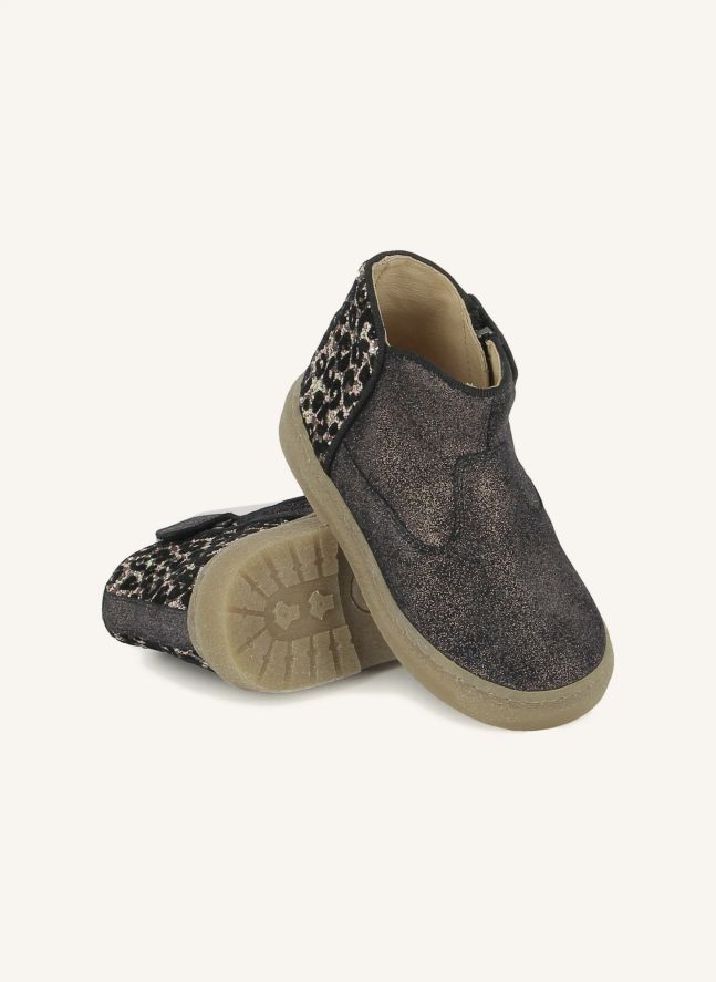 Bottines Trix Back Velours | Noir