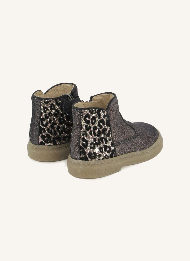 Bottines Trix Back Velours | Noir