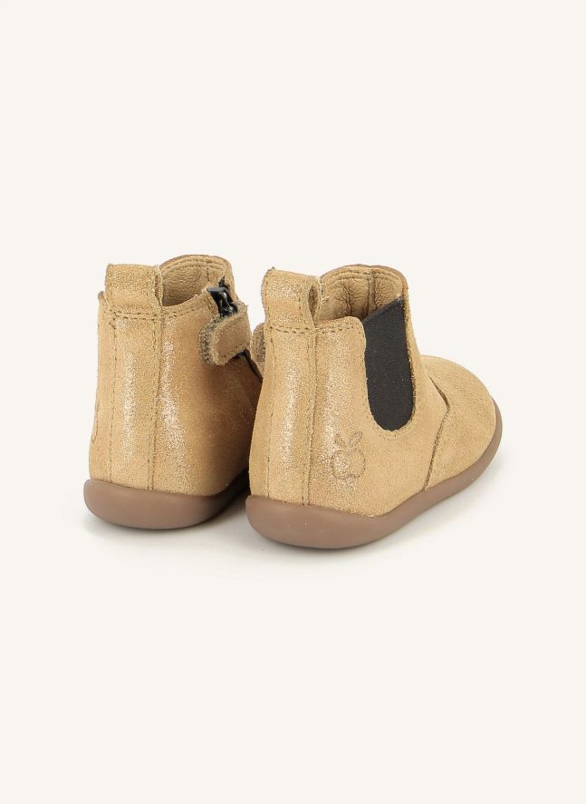 Bottines Stand Up Jod Velours | Beige