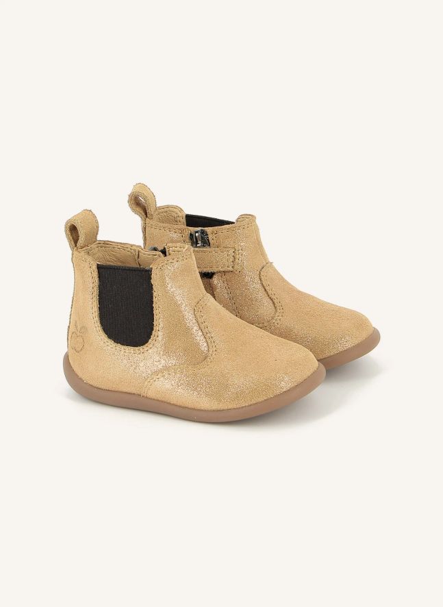 Bottines Stand Up Jod Velours | Beige