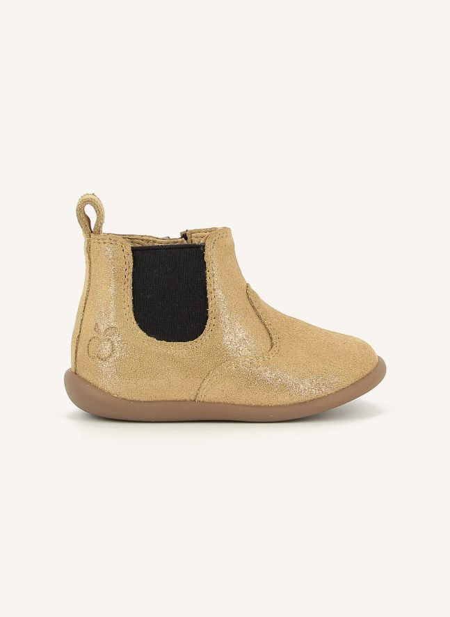 Bottines Stand Up Jod Velours | Beige
