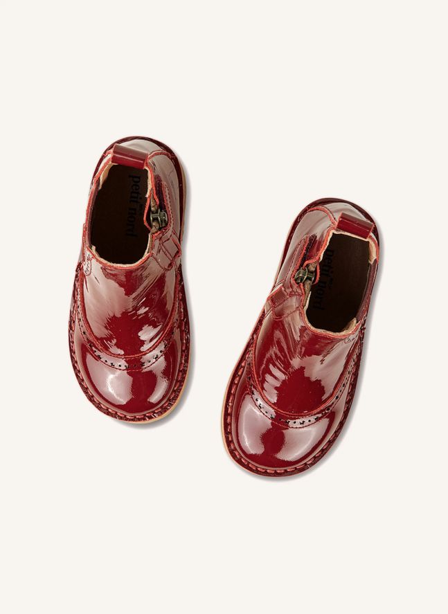 Boots Zip Ankle Star | Cherry red