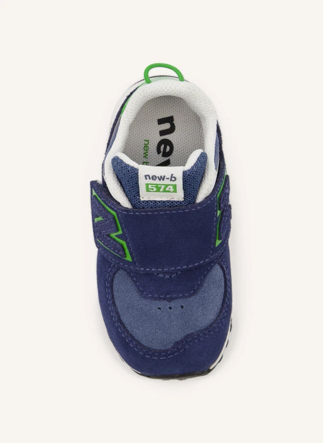 Baskets Scratchs 574 | Bleu foncé