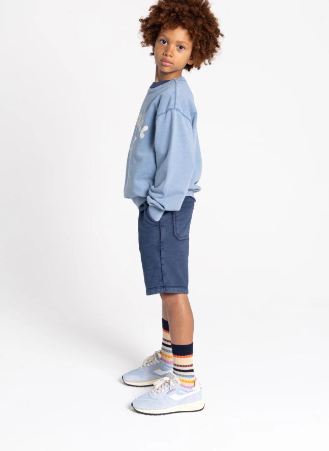Short Milo Coton Bio | Bleu marine