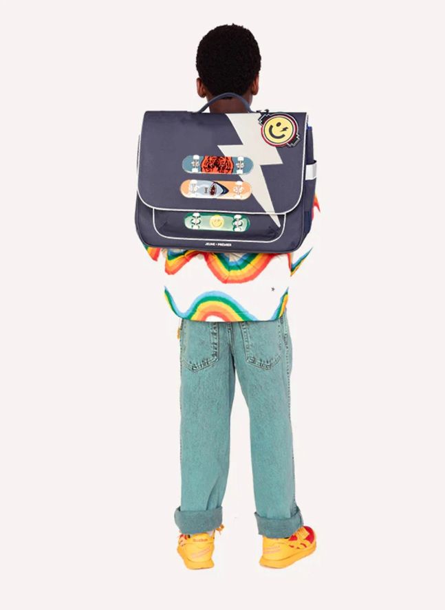 Cartable Midi Skate | Gris anthracite
