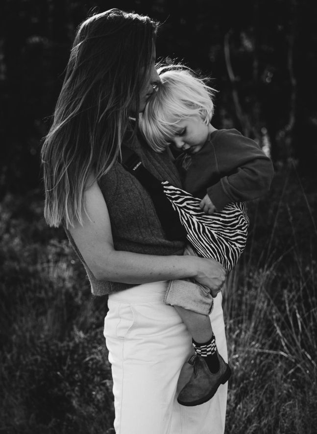 Porte-bébé  | Noir/Blanc