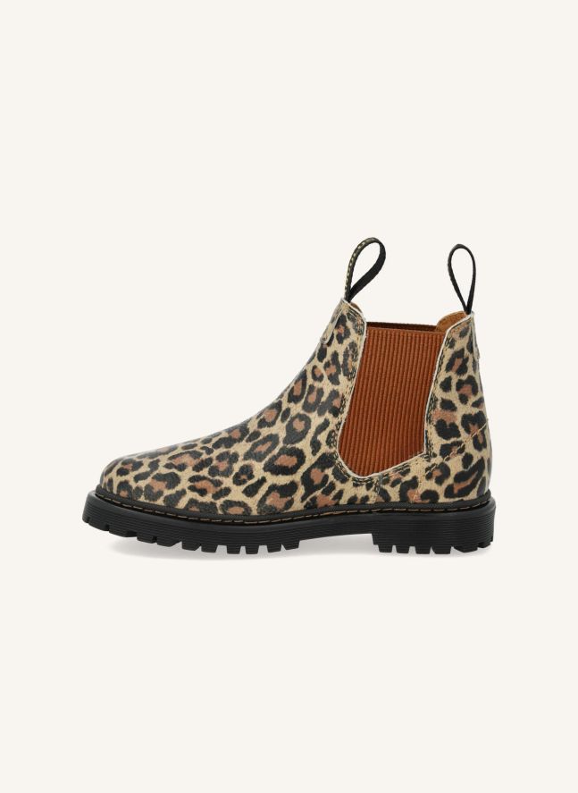 Chelsea Boots Logo Straps | Taupe