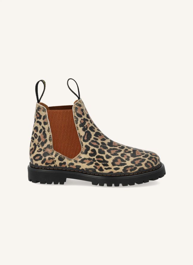 Chelsea Boots Logo Straps | Taupe