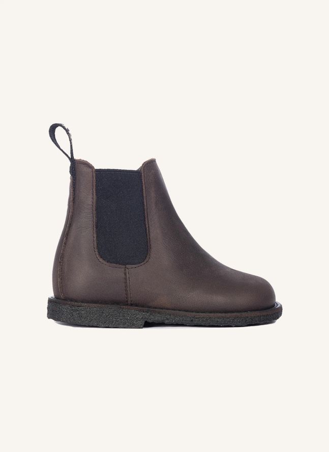 Chelsea Boots Straps Zip | Marron