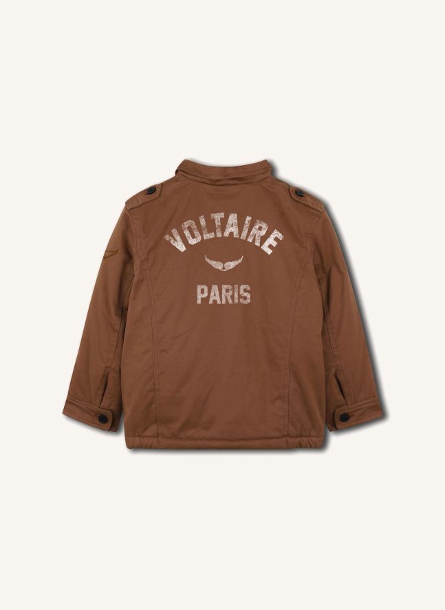 Parka con capucha | Marrón