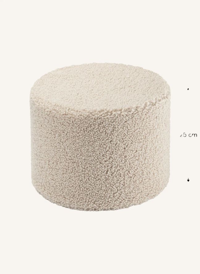 Teddy pouffe | Beige