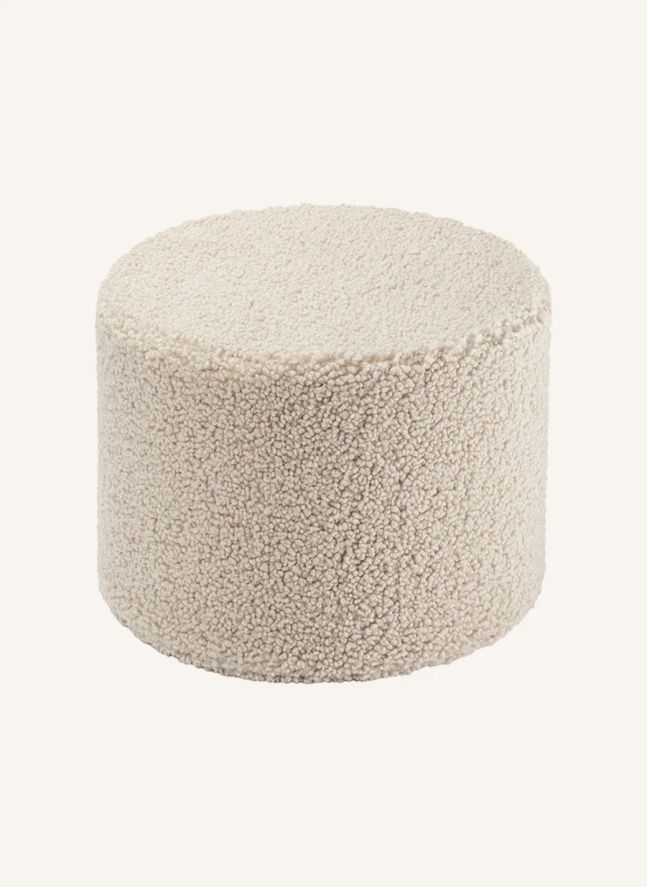 Teddy pouffe | Beige