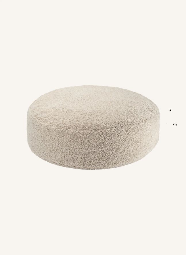 Teddy pouffe | Beige
