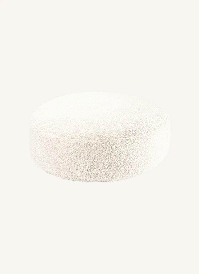 Teddy pouffe | Ecru