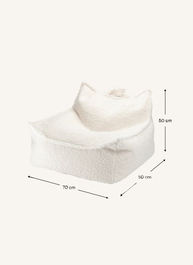 Teddy armchair | Ecru