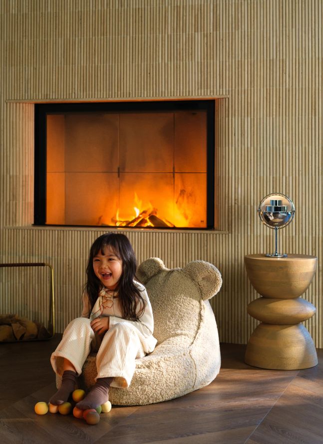 Fauteuil en teddy Bear | Beige