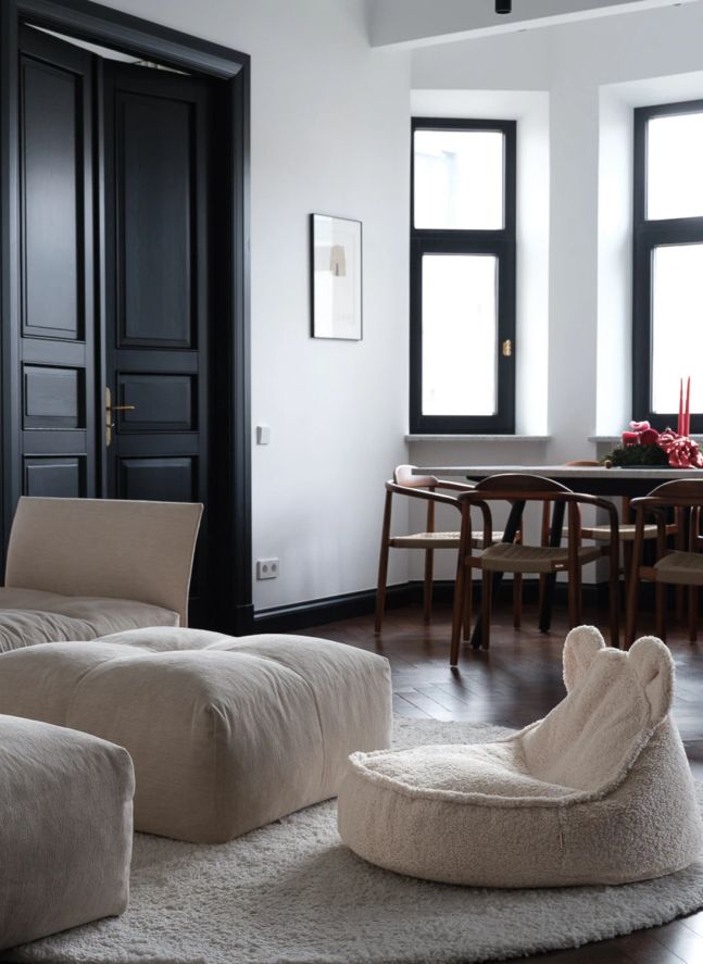 Teddy Bear armchair | Ecru