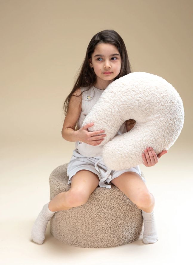 Teddy pouffe | Beige