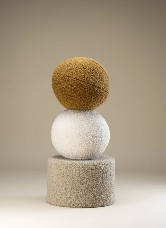 Teddy pouffe | Beige