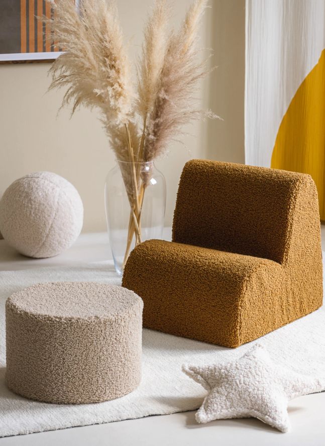 Teddy pouffe | Beige