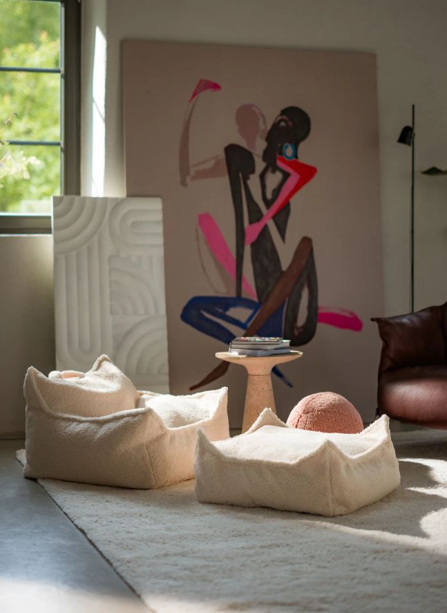 Teddy armchair | Ecru