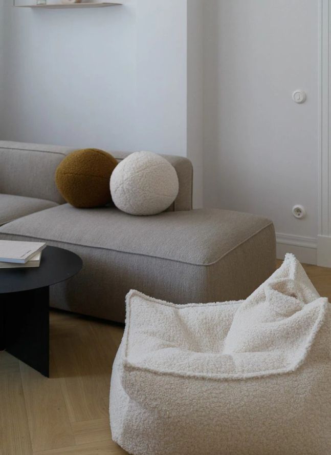 Teddy armchair | Ecru
