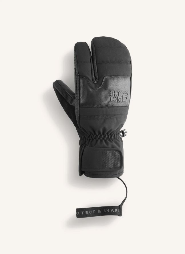 Sparks Ski Mittens | Black