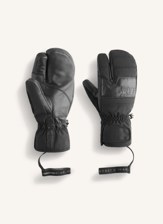 Sparks Ski Mittens | Black