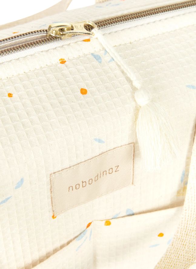 Sac à langer imperméable Gala Opéra Orange Cherries | Beige