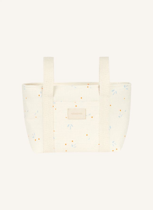 Organisateur de poussette Opera Orange Cherries | Beige