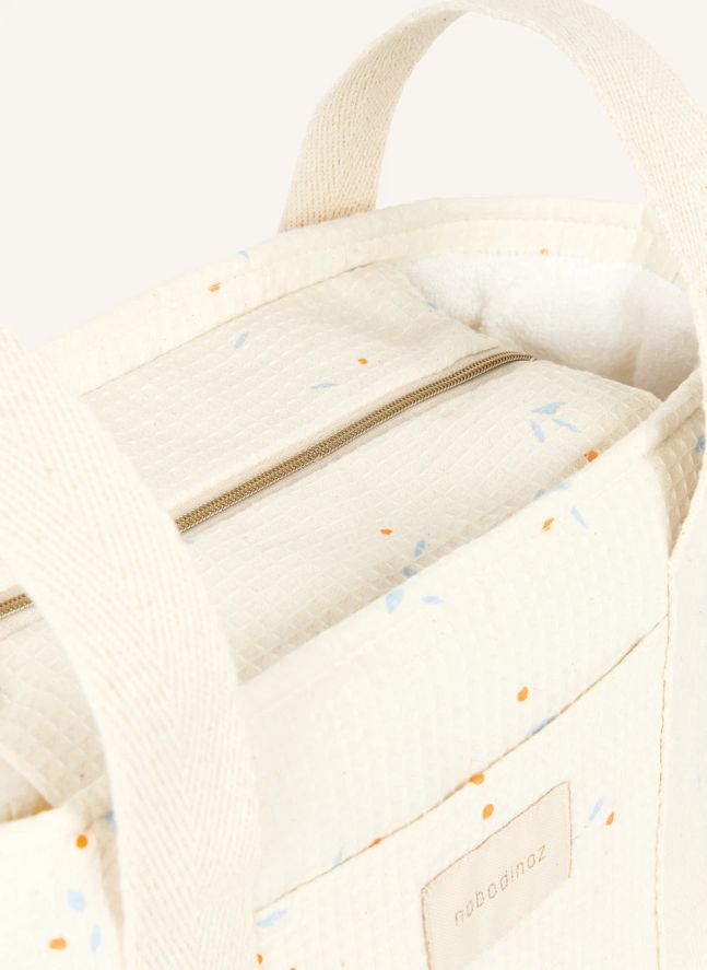 Organisateur de poussette Opera Orange Cherries | Beige