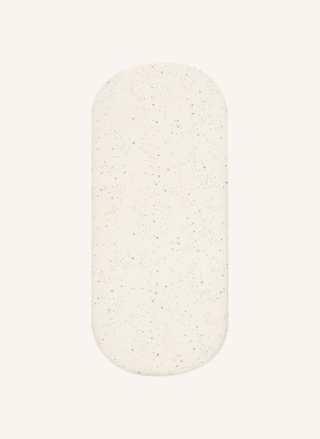 Drap-housse pour berceau Wabi Sabi Milky Way | Bleu