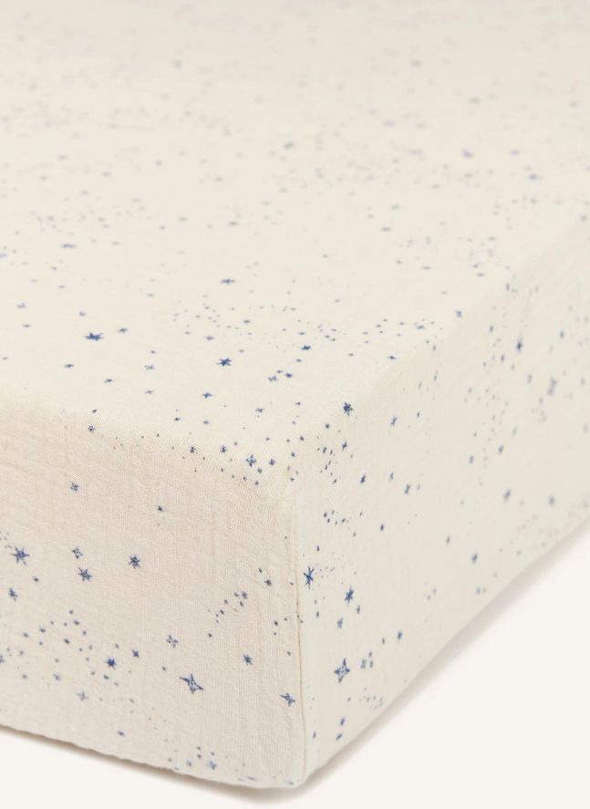 Drap-housse Wabi Sabi Milky Way | Bleu